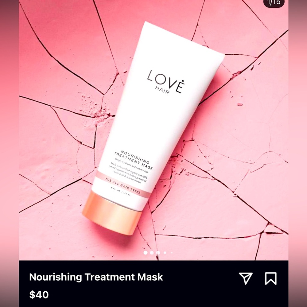 Love Hair | Nourishing Treatment Mask For All Hair Types 100% Natural NEW
